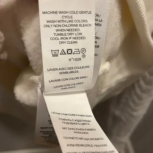 Polo by Ralph Lauren Cream Crew Neck Sweater - Picture 9 of 16